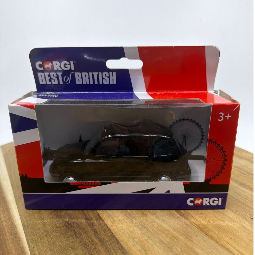 Corgi Best of British Black‎ London Taxi Die-Cast Metal Model GS85924 New in Box